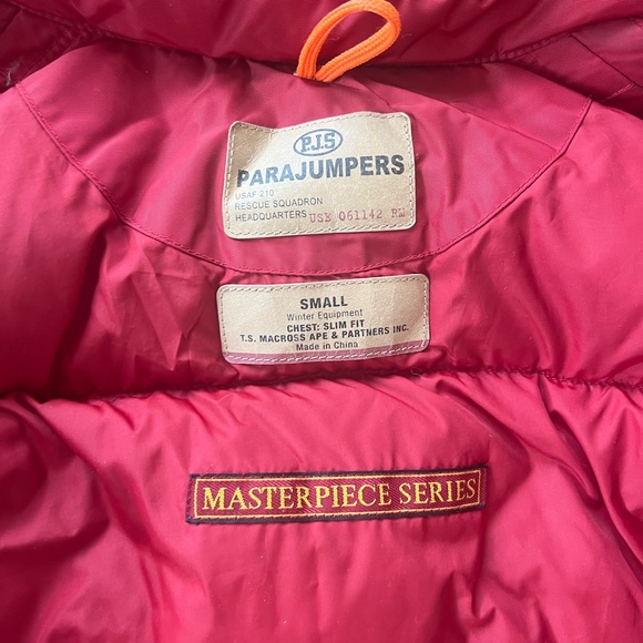 Parajumper Red Winter Coat - Picture 2 of 6